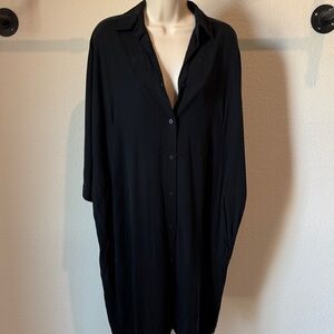 Lululemon Black Perfectly Poised Button Up Dress Size 4